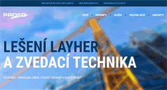 Desktop Screenshot of lesenilayher.cz